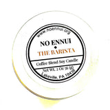 "The Barista" Coffee Blend Hand Crafted Soy Candle: 4 oz.