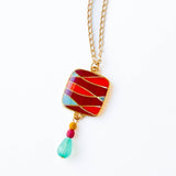 Mid-Century  Style Pendant Necklace