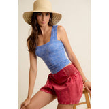 FLORAL JACQUARD SEAMLESS TANK TOP