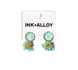 Kimberly Enamel Earring Turquoise