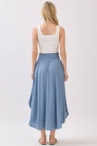 Smocked Waist Flowy Skirt - VNS16762