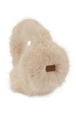 C.C Solid Long Fur Winter Ear Muff Ear Warmer