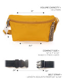83885: Fanny Pack |Ultra-Slim| Recycled RPET | Mustard