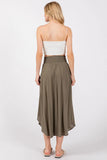Smocked Waist Flowy Skirt - VNS16762