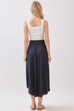 Smocked Waist Flowy Skirt - VNS16762