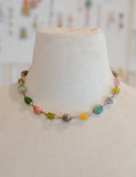 Muted Muticolor Beaded Necklace