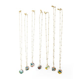 Charm Necklace Yard Flowers - Wholesale