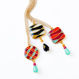 Mid-Century  Style Pendant Necklace