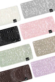 C.C All Over Clear Sequin Headwrap: Light Taupe