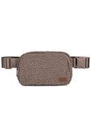 C.C Sherpa Fanny Pack: Beige