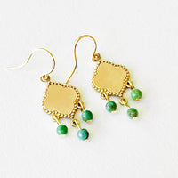 Little Turquoise Chandelier Earrings
