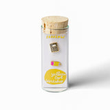 Pencil & Composition Notebook Earrings - Gold Teacher Studs