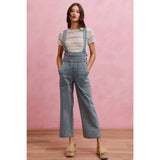 LOW NECKDROP OVERFIT DENIM JUMPSUIT