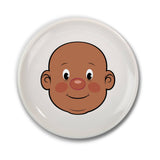 Food Face - Dinner Plate Brn