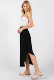 Smocked Waist Flowy Skirt - VNS16762