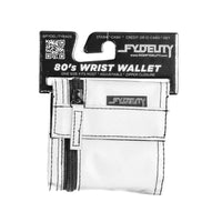 80620: 80's Wrist Wallet | Reflective Silver