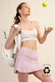 BUTTER SOFT V SHAPED HIGH-WAIST SKORT