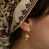 Raincloud Huggie Hoop Earrings