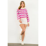Pattern Knit Sweater