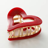 Juliette | VDay Heart Metal Claw Clip