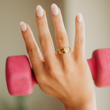 Lizzy Multi Gem Chunky Ring