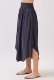 Smocked Waist Flowy Skirt - VNS16762