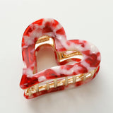 Juliette | VDay Heart Metal Claw Clip