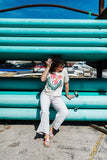 Sow the seeds | ivory comfort colors boxy crop tee