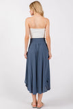 Smocked Waist Flowy Skirt - VNS16762
