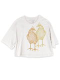 Chickens Clover Crop Tee