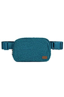 C.C Sherpa Fanny Pack: Light Gray