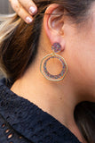 Georgia Earrings - Rainbow Glitter // Jewelry, Holiday