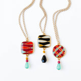 Mid-Century  Style Pendant Necklace