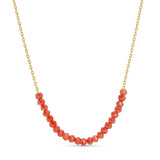 Delicate Crystal Accented Necklace