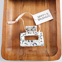 Carly Hair Claw - Marble // Clip, Stocking Stuffer
