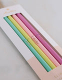 Slim Pen, Set of Four | Pastel Brights