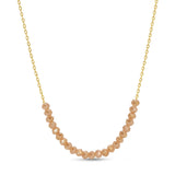 Delicate Crystal Accented Necklace