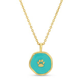 Paw Print Pendant Necklace