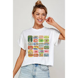 SARDINES GRAPHIC CROP TOP