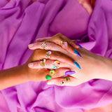 Adjustable Ring - Rainbow Cloud