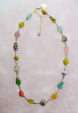 Muted Muticolor Beaded Necklace
