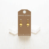 Raincloud Huggie Hoop Earrings