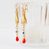 Evil Eye Dangle Earrings