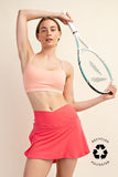 BUTTER SOFT V SHAPED HIGH-WAIST SKORT