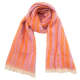 Soft Chunky Abstract/Geometric Lines Fleece Scarf (8 colors)