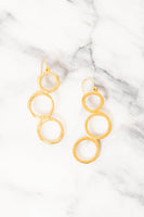 Ohana Gold Dangle Earrings | 18k Gold Plating
