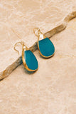 Sarotte Teardrop Earrings | Semi-Precious | 18k Gold Plating