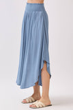Smocked Waist Flowy Skirt - VNS16762