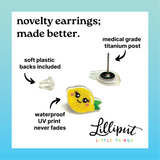 Beer Mug Earrings