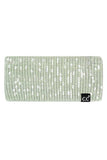 C.C All Over Clear Sequin Headwrap: Black